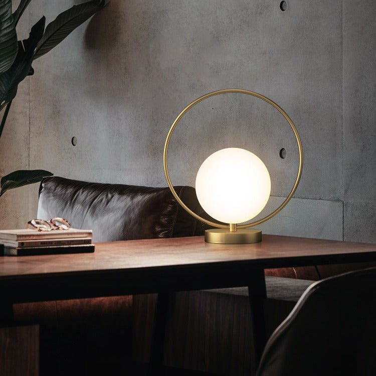 Bedroom Bedside Cozy And Romantic Creative And Slightly Luxury Simple Fashion Copper Table Lamp - Illustria