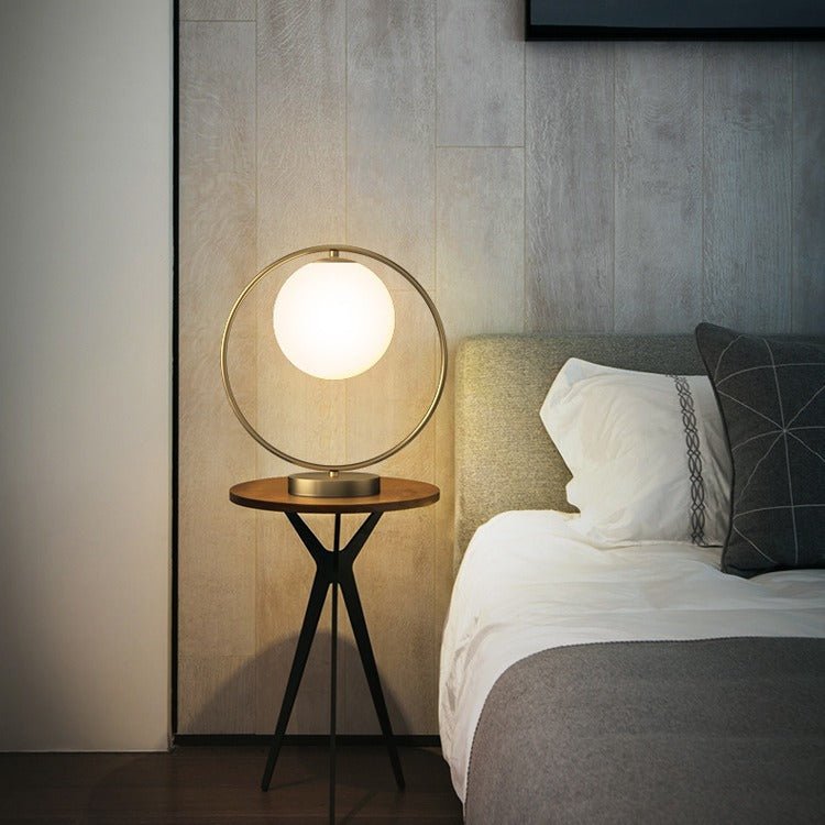 Bedroom Bedside Cozy And Romantic Creative And Slightly Luxury Simple Fashion Copper Table Lamp - Illustria