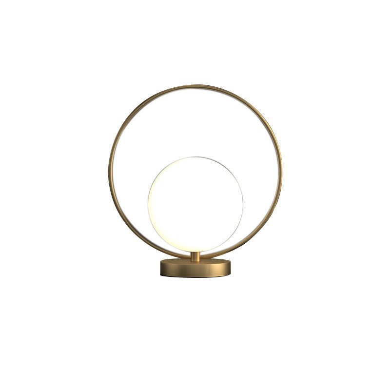 Bedroom Bedside Cozy And Romantic Creative And Slightly Luxury Simple Fashion Copper Table Lamp - Illustria