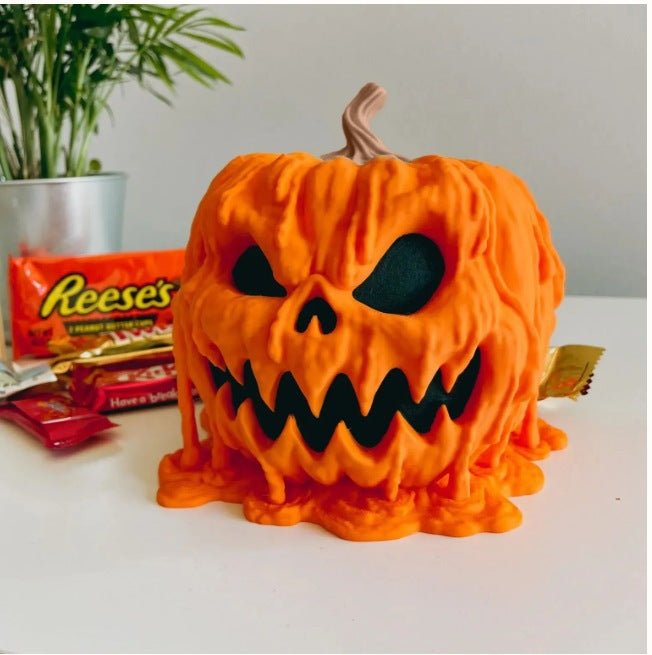 Cuenco para Dulces de Halloween con Forma de Calabaza – Decoración Festiva - Illustria