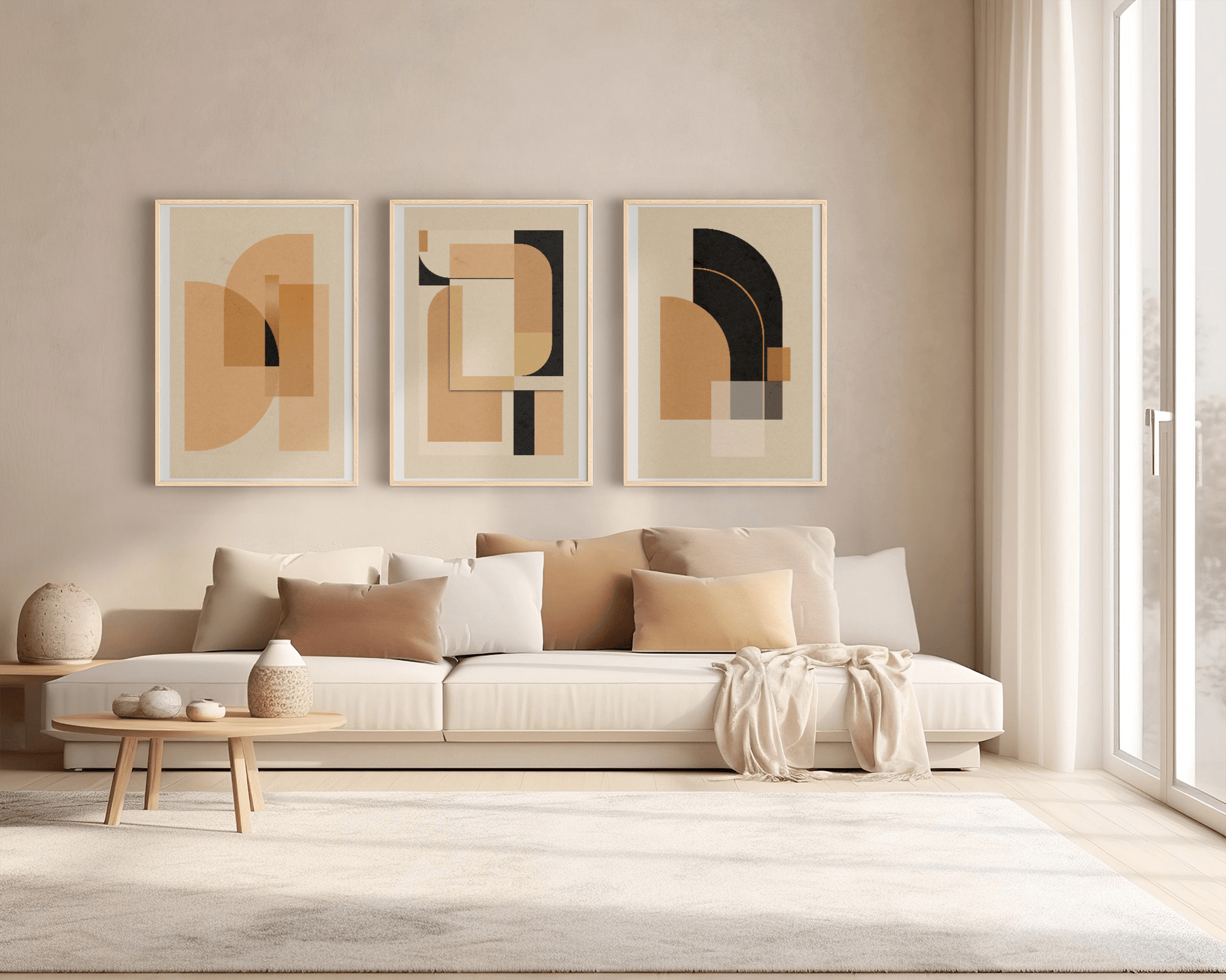 Esencia I – Contraste Moderno | Lámina Minimalista (sin marco) - Illustria