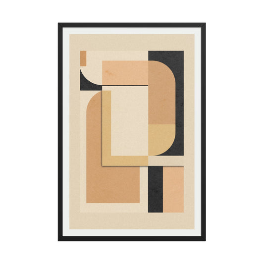 Esencia II – Equilibrio Geométrico | Arte Moderno (con marco) - Illustria