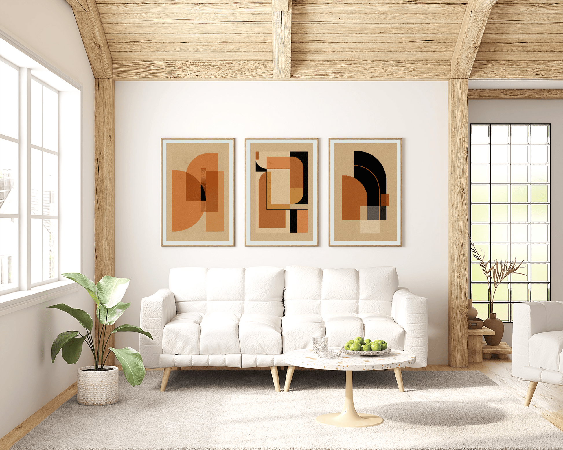 Esencia III – Calma Abstracta | Decoración Minimalista (sin marco) - Illustria