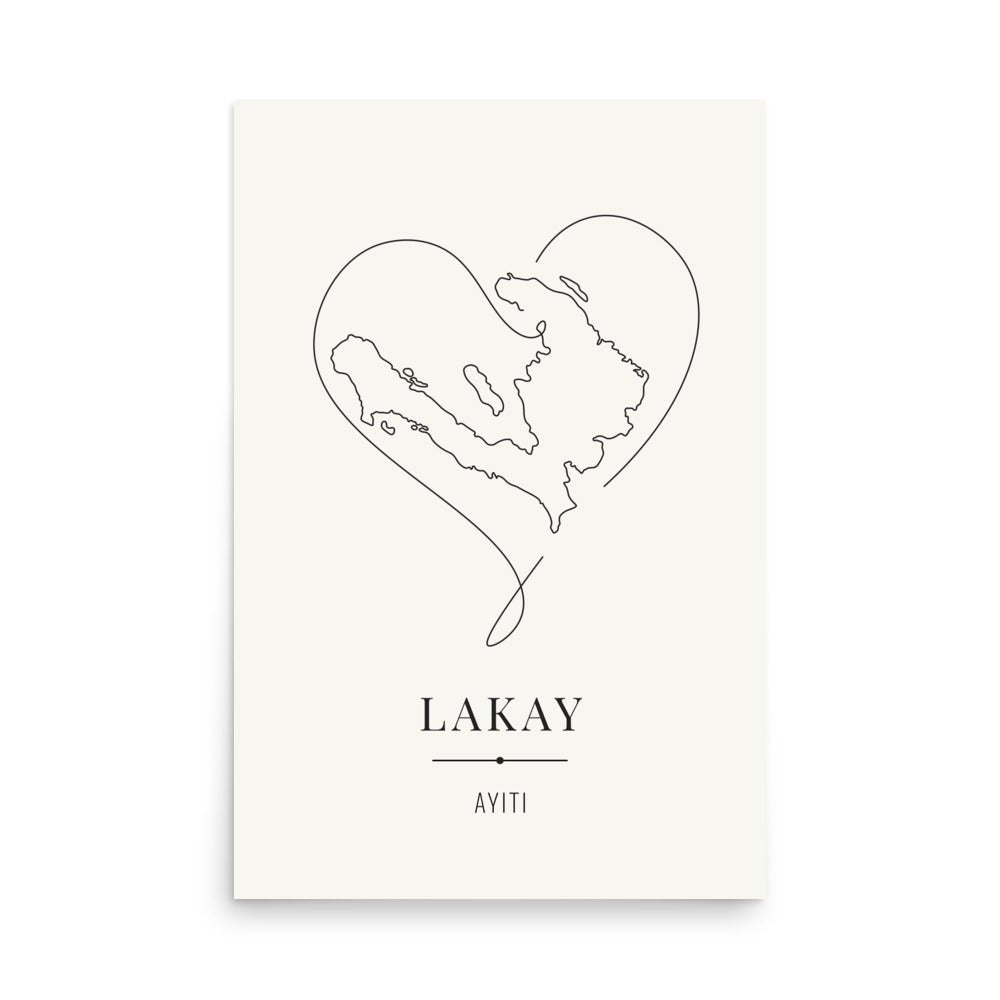 LAKAY – Haití Legacy Póster (sin marco) - Illustria