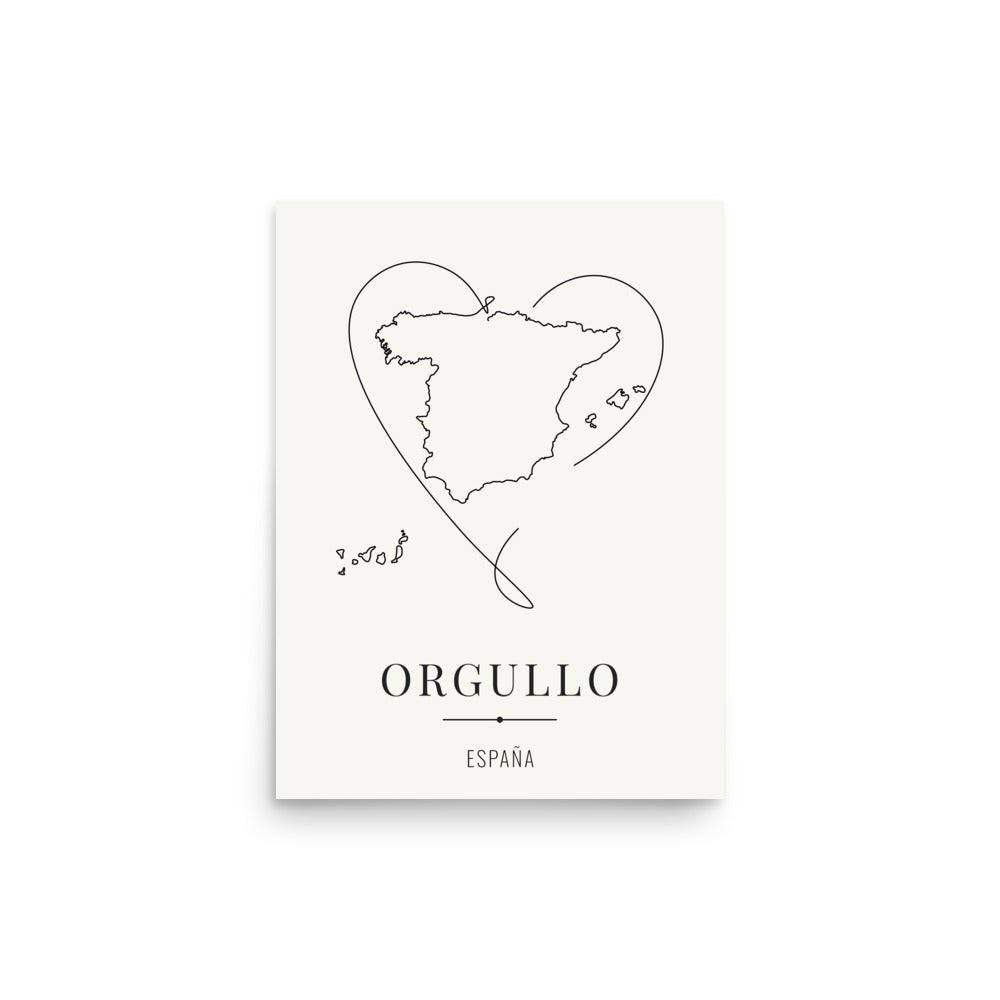 ORGULLO – España Legacy Póster (sin marco) - Illustria
