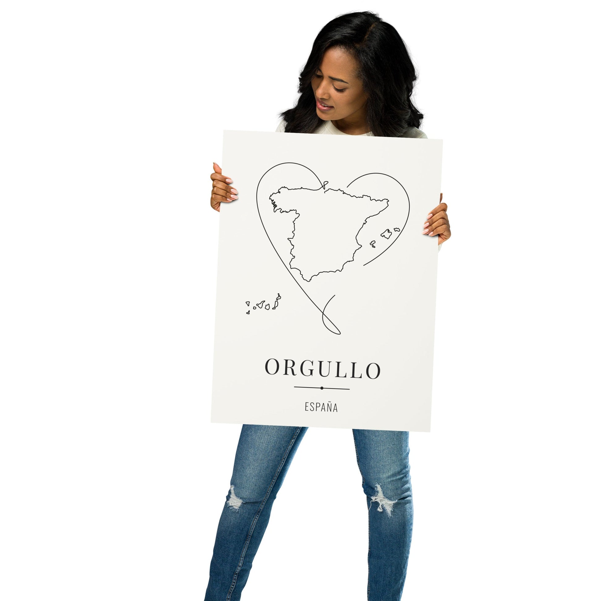 ORGULLO – España Legacy Póster (sin marco) - Illustria