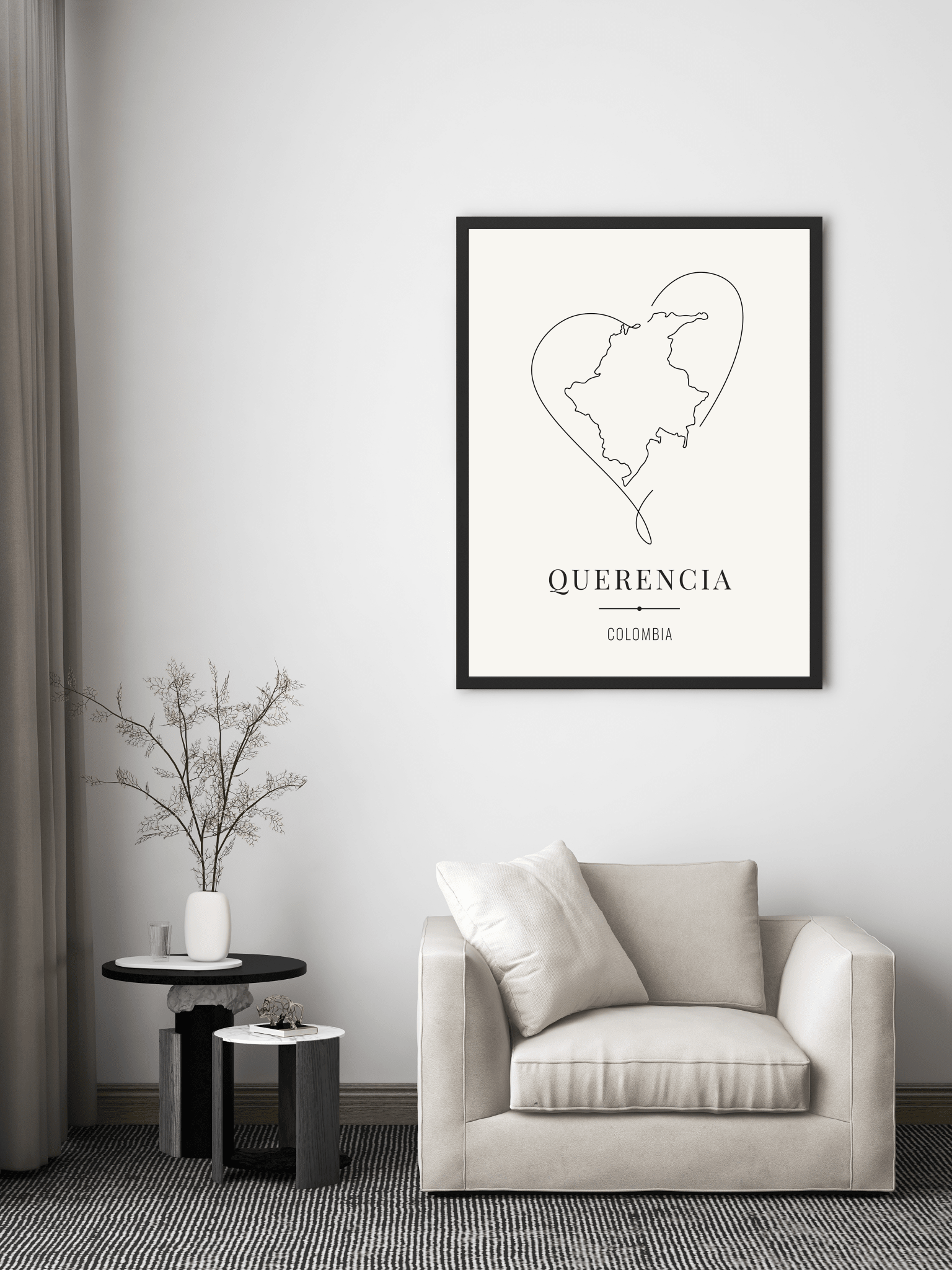 QUERENCIA – Colombia Legacy Poster (sin marco) - Illustria