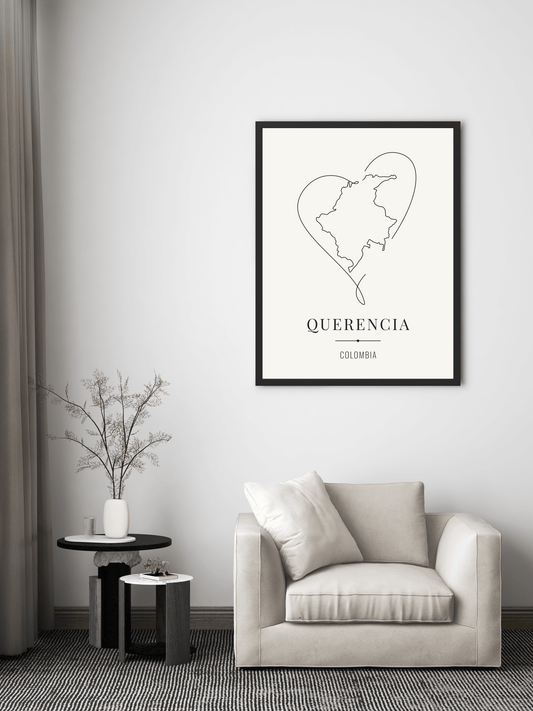 QUERENCIA – Colombia Legacy Poster (sin marco) - Illustria
