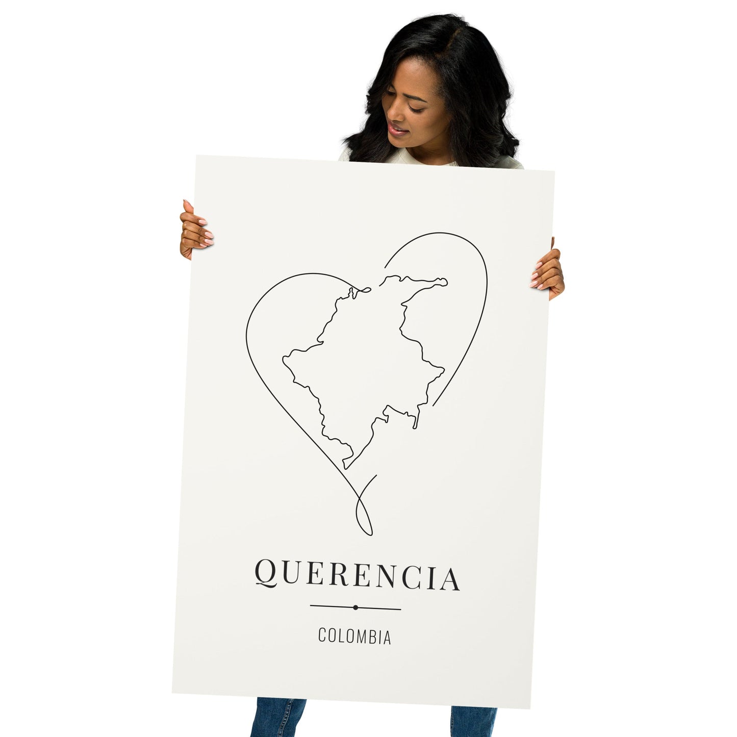 QUERENCIA – Colombia Legacy Poster (sin marco) - Illustria