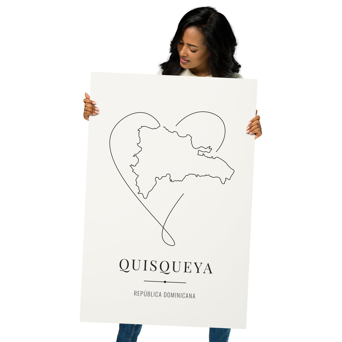 QUISQUEYA – Dominican Legacy Póster (sin marco) - Illustria