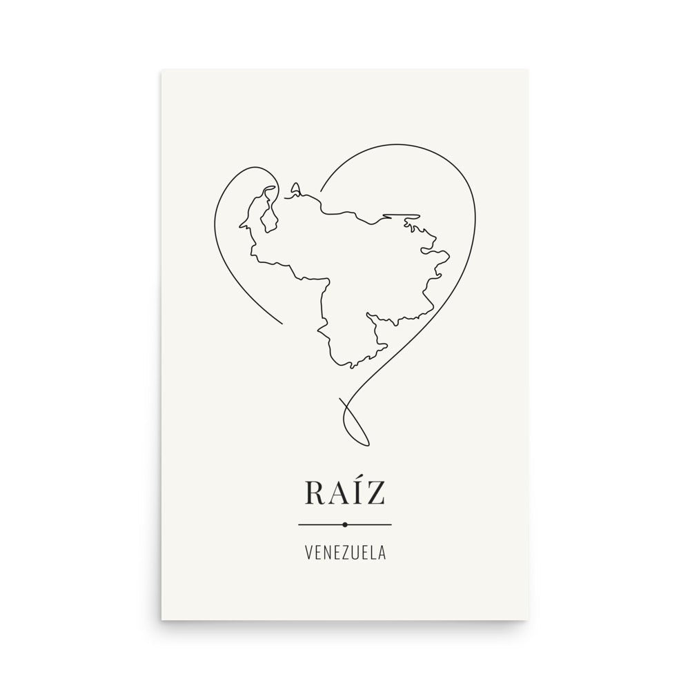 RAÍZ – Venezuela Legacy Poster (sin marco) - Illustria