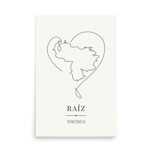 RAÍZ – Venezuela Legacy Poster (sin marco) - Illustria